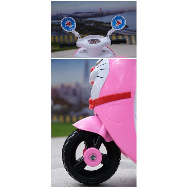 Детский трехколесный мотоцикл с прохладным освещением