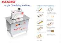 Machine à polir l'acrylique 220v, acier rapide, façonnage de filets, polissage en une seule passe à 45 degrés