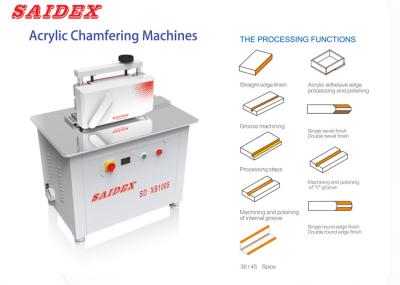 220v Acrylic Polishing Machine High Speed Steel Fillet Maker One Go Polishing At 45 Degree Angle
