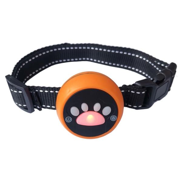 Logotipo OEM Collar de entrenamiento para ladridos de perros Collar de choque impermeable AI Adaptativo recargable