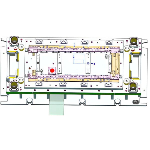 SUS430 Sheet Metal Stage Stamping Die For Household Dishwasher Tub Wrapper 10T Weight