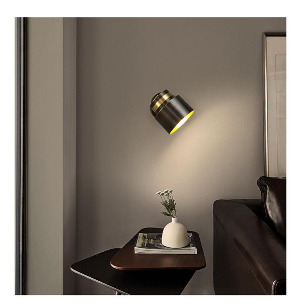 Bedroom bedside wall lamp single-head living room restaurant hotel foyer bedside light （WH-VR-85)