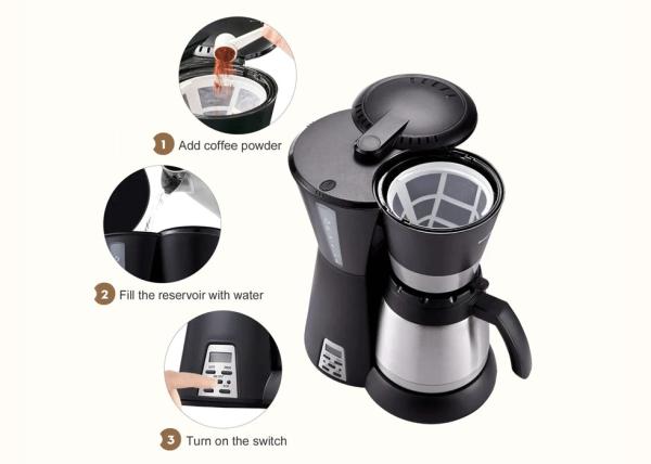 CM-828TW 800W Drip Filter Coffee Machine With Thermo Jug Coffee Machine