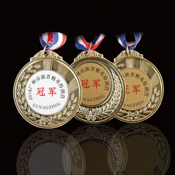 Sublimation Medal Blanks Custom Medals For Awards Sports Marathon Medal Gold Silver Bronze Colors