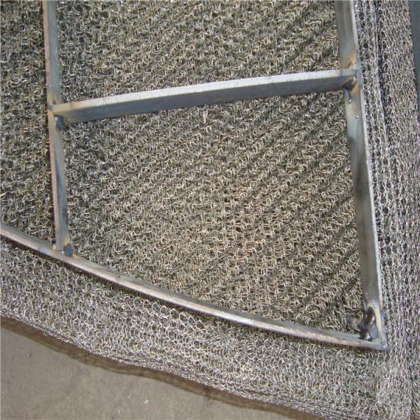 Anti Acid Wire Mesh Mist Eliminator Knitted Mesh Demister Pad For Gas Scrubber