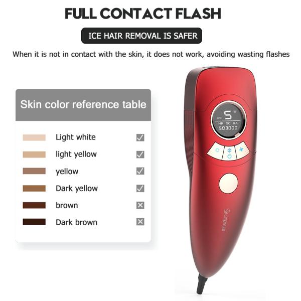 Bikini Trimmer Laser Hair Removal Home Device IPL Laser ICD Cool LCD Display Machine