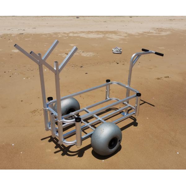 Large Beach Wagon Cart Aluminum Fishing Cart For Beach