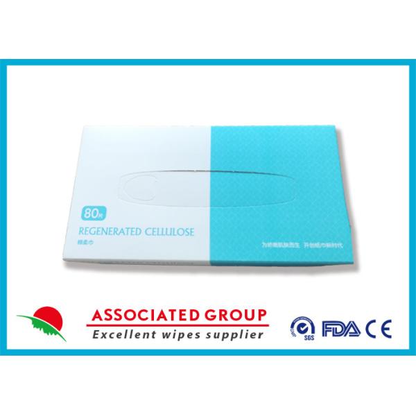 Устранимое мягкого хлопка сухое обтирает регенерированную целлюлозу для поверхности личной заботы/объекта