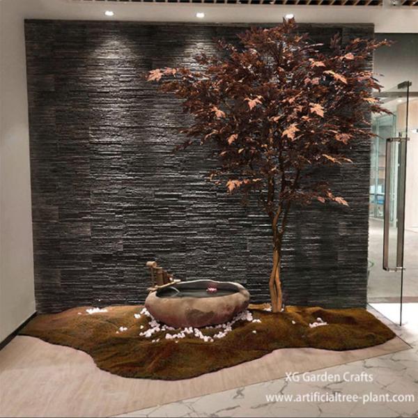 UV Protection Artificial Maple Tree Made Of Epoxy Resin , Fiberglass Durable