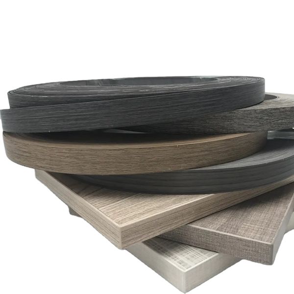 Eco-friendly PVC Edge Banding Tape with Strong Bonding and Bending, Correct Size and No Color Shading for Furniture and Cabinets