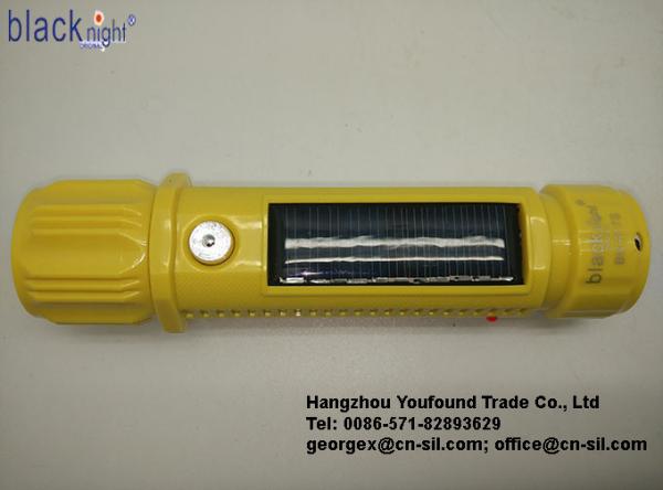 BN-417S Solar Power Hot Selling LED Torchlight Outdoor Indoor Rechargeable Flashlight