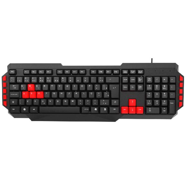 Waterproof Computer Keyboard 441g 1.2-meter Wire 104 Keys + 10 Hotkeys USB Plug-and-play HIPS Ergonomic Design For Office Workers Home Users