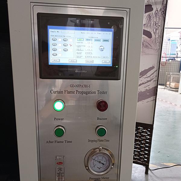 NFPA-701-1 Curtain Flame Propagation Test Machine For Fabric Material