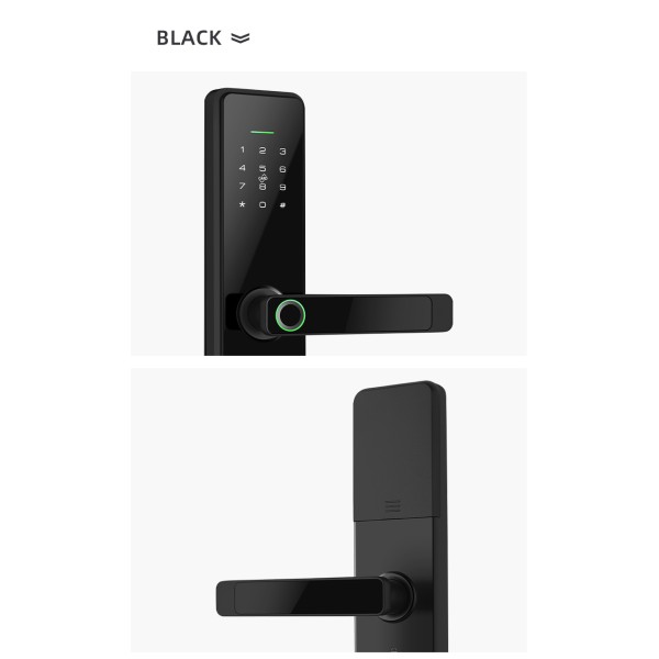 YAGU Ttlock App-controlled Smart Password Biometric Fingerprint Door Lock Fingerprint Password Door Lock Wholesale Factory