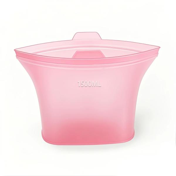 Eco-Friendly And Sustainable Silicone Food Storage Bags Featuring Airtight Seals, Heat Resistance, And Easy Cleaning – Ideal For Storing Snacks, Leftovers, Marinating, Travel Use, And Helping You Save