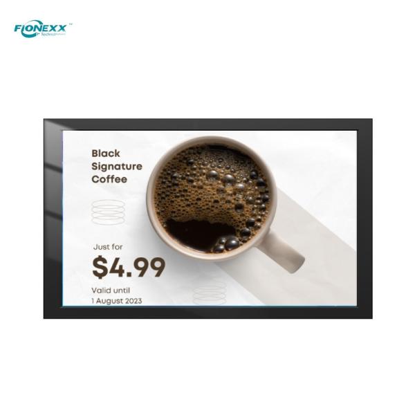 Signalisation numérique murale sans ventilateur extérieur de 75 pouces