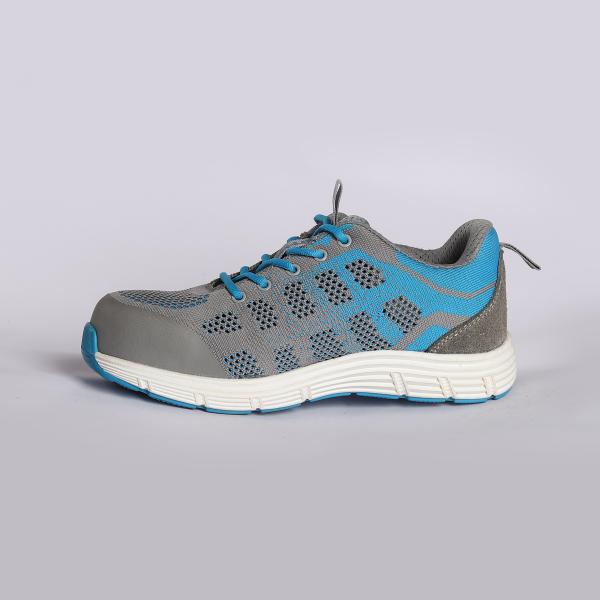 Unisex Fly Knit Safety Shoes With Breathable Design And Comfortable EVA Insole