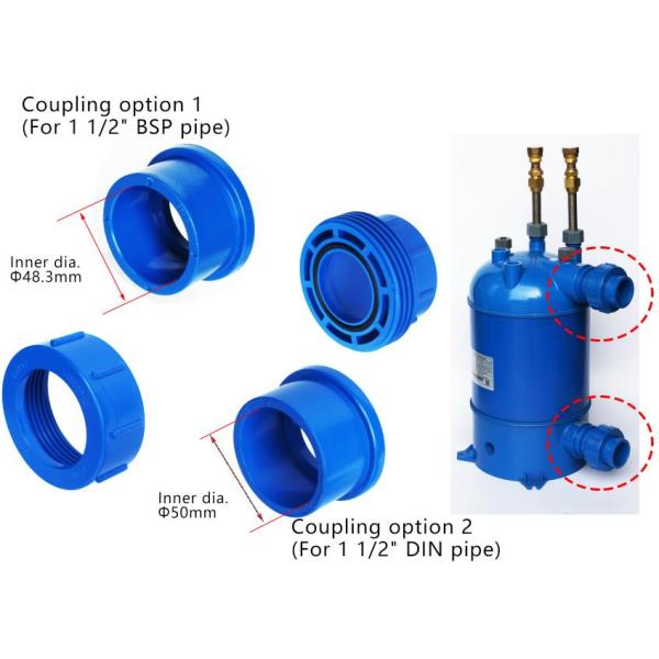Аквариумный холодильник теплообменник MHTA-5 PVC титановый теплообменник