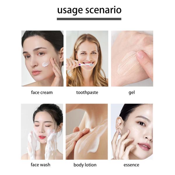 15ml 30ml 50ml AS+PP Refillable Airless Pump Bottle for Cosmetic Serum