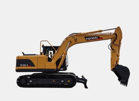 Yuchai YC135 Compact Crawler Mini Excavators Hydraulic Crawler Excavator