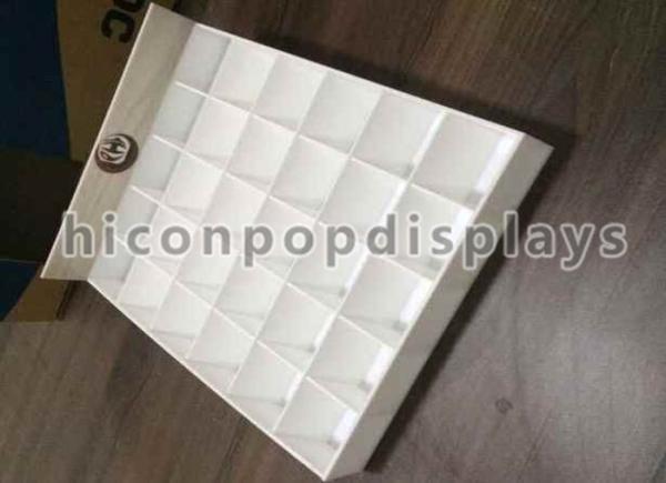 Counter Top Acrylic Tile Display Stands 3'' x 2.4'' For Ceramic Tiles