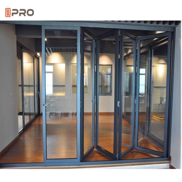 Powder Coating Aluminum Bifold Doors heat preservation