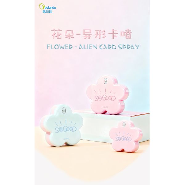 Cartoon Cute Fine Mist Spray Bottle Flower Spray Bottle Portable Bottling Travel Toner Perfume Alcohol Bottle