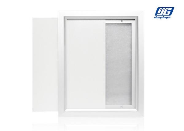 Easy Poster Side Inserting Silver Aluminum Profile Slim Poster Frame For Supermarket
