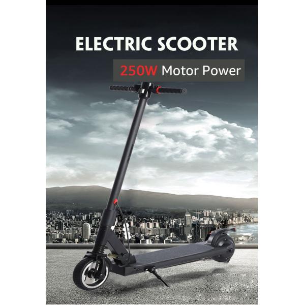 24v 250w Waterproof E Scooter , Folding Electric Scooter 6.5 Inch Tire