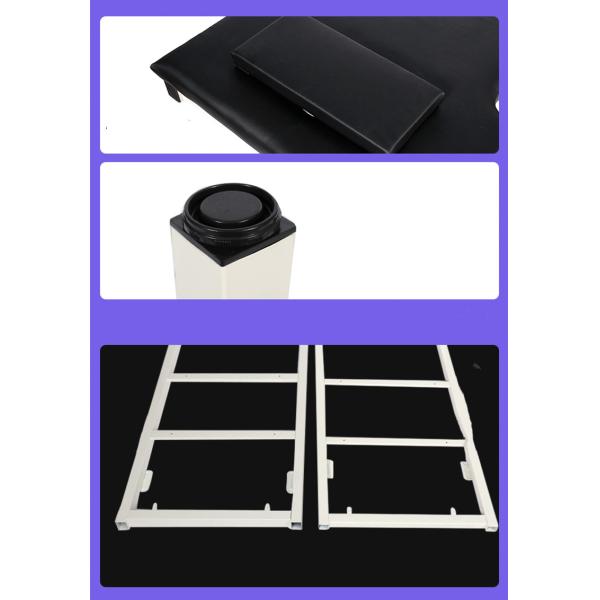 Collapsible ABS Side Rail Hospital Patient Bed Examination Table Wear Resistant