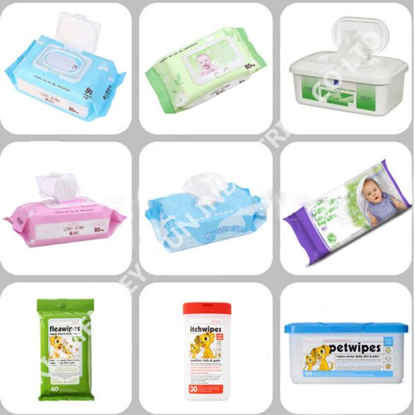 Alcohol Free Natural Organic Face Wipes Spunlace Nonwoven For Adults , White Color