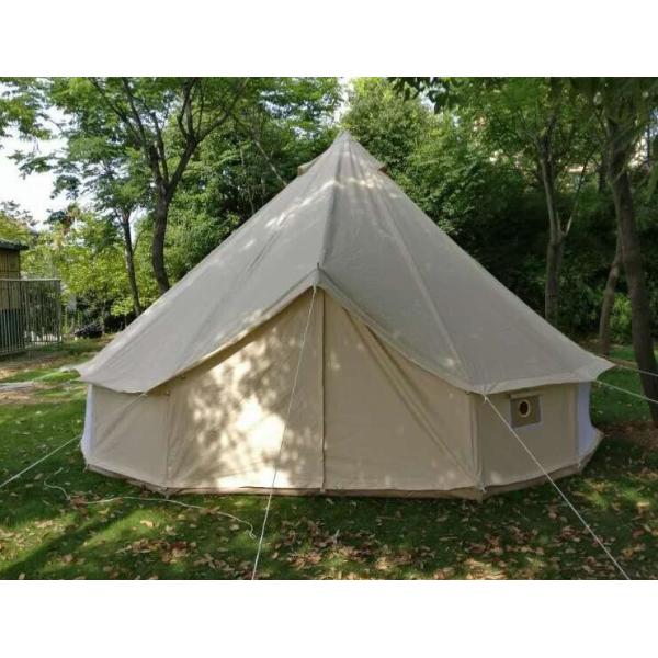 Glamping Luxury Yurt Bell Fire Retardant Tarpaulin Safari Tent Waterproof Canvas Fabric