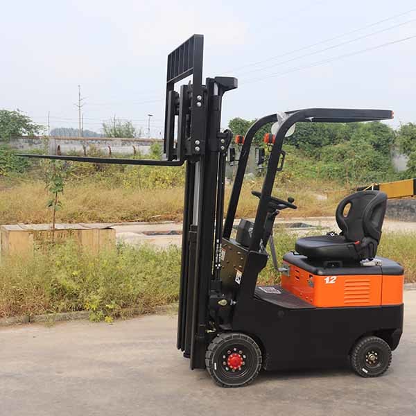 Container Mast CPD12 Lead Acid Battery Forklift 1200kgs 2 Stage Electric Fork Lifts