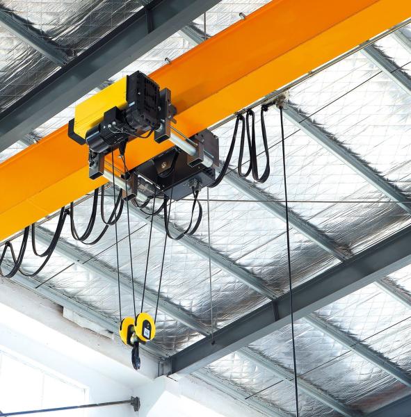 Energy Efficient Single Girder Overhead Crane Europe Style With Remote Control
