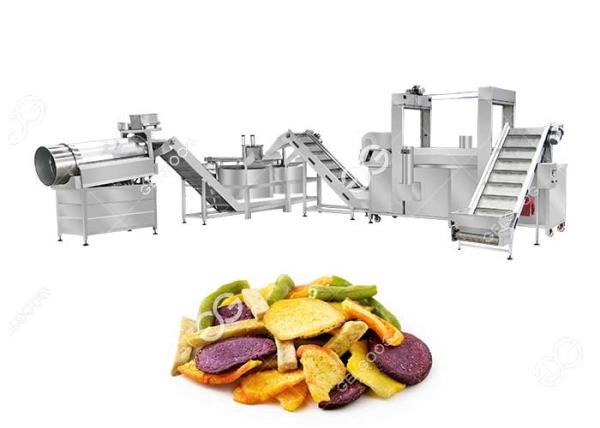 Stainless Steel 304 Potato Chips Making Machine Fruit And Vegetable Chips Semi - Automatic