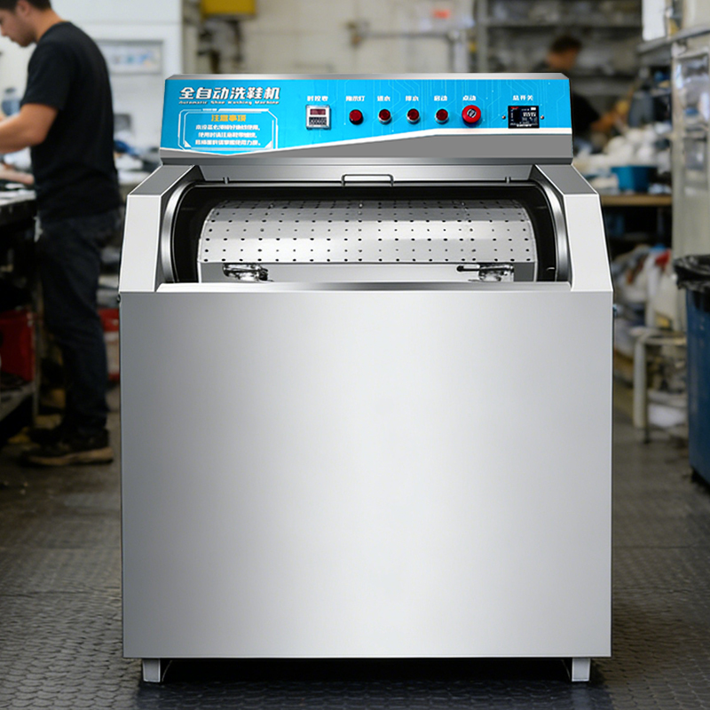 Automatic Shoe Cleaning Machine with UV Ozone Sterilization and Stainless Steel Material 1200W Rated Power
