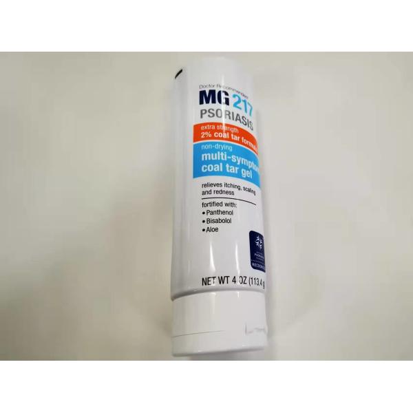 Offset Printing Round Dia 45*131.8mm ABL Pharmaceutical Tube With Flip Top Cap