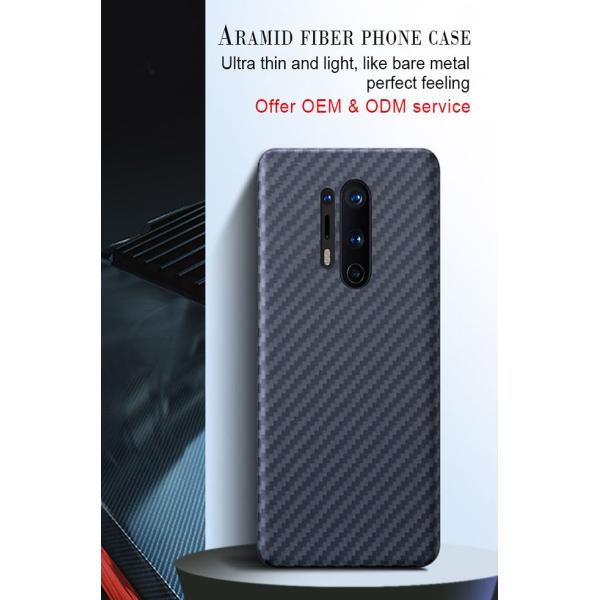 Утончите и осветите реальный случай телефона волокна Арамид для одного плюс 8 Про