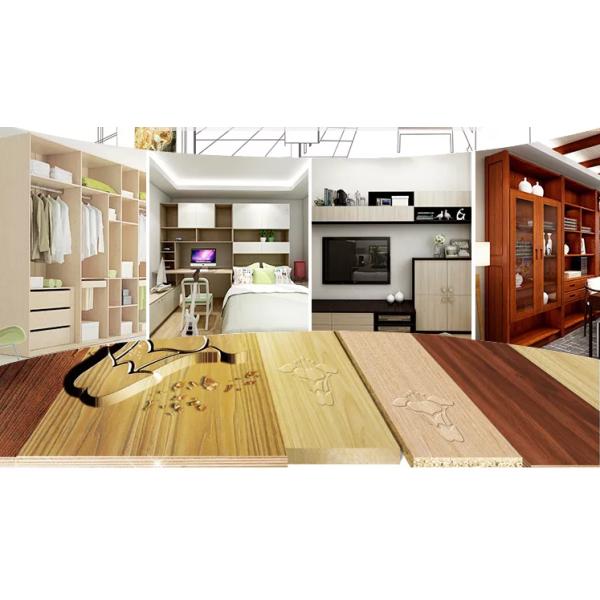 TC Machinery Manufacturer PVC Cold Glue Laminating Machine on MDF board