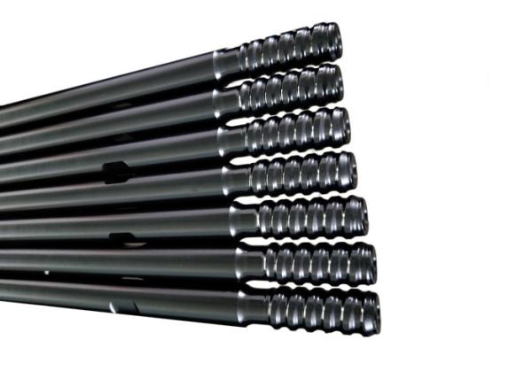 R32 R38 T38 Round and Hex Threaded Drill Rod For Short Hole Drilling / Tunneling