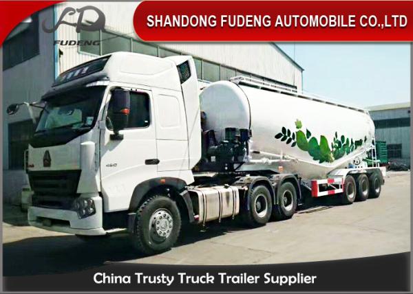 13 Ton 3 Axle Bulk Cement Tanker Trailer Three Axle Semi Trailer