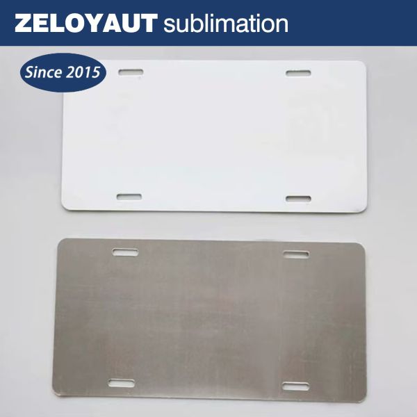 Wholesale Sublimation Car License Plate Blanks 12x6 Inch Personalized Custom Aluminium Car Nameplate Hide