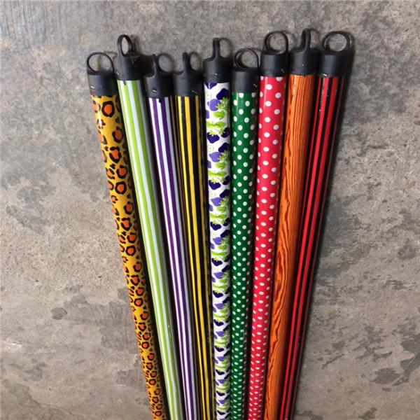 Press Straight PVC Coated 2.0cm Wooden Mop Handles