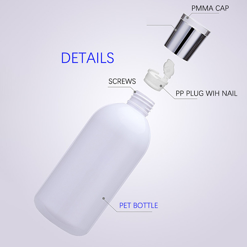 Round Shouder Cosmetic Bottles And Round Lid Jars For Dispensing Creams Lotions And Serums