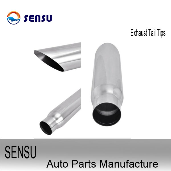 SS304 2.25 Inlet 3 Outlet Exhaust Tip