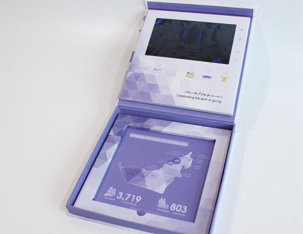 Custom LCD Video Card Video Greeting Card Screen Size 10.1 Inch