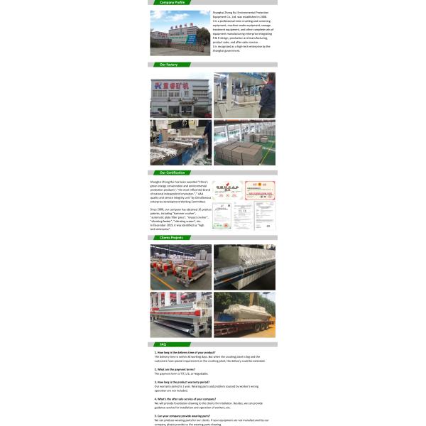 твердые тела прессы фильтра пояса шуги плиты 1000X1000mm Dewatering Dewatering отработанная вода