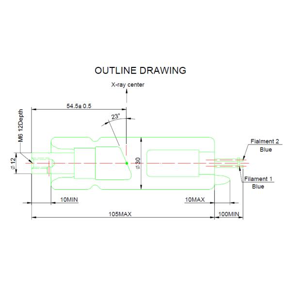 Анод станции метро 10 МАМ зубоврачебный x Рэй для зубоврачебного оборудования