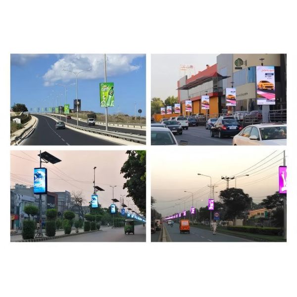 Advertising Pole LED Display Screen Street Digital P3 Outdoor Led Screen