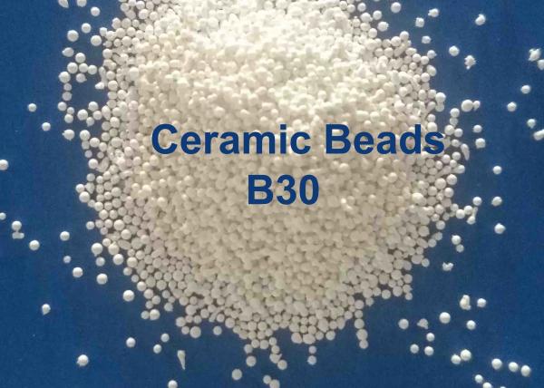 Grânulos cerâmicos ferrosos zero da contaminação B20-B505 que sopram meios, bola de sopro do grânulo B40/B120/B205 abrasivo